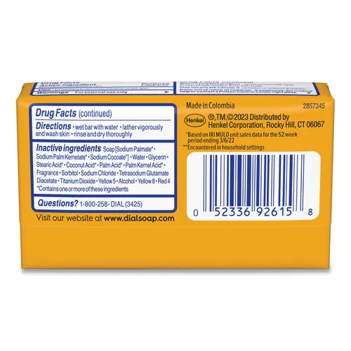 What are the ingredients in Dial Gold Bar soap?