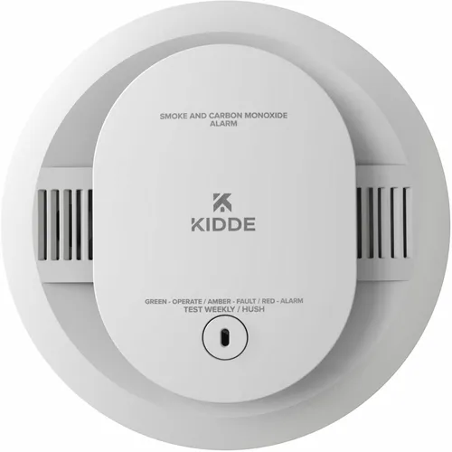 Battery Powered Smoke & Carbon Monoxide Alarm, Photoelectric, Ionization, Electrochemical, Smoke, Gas, Fire Detection, White Questions & Answers