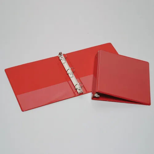 SKILCRAFT Ring Binder - 1. 50" Binder Capacity - Letter - 8. 50" Width x 11" Length Sheet Size - 3 x Ring Fastener - Red - Recycled - 12 Each Questions & Answers