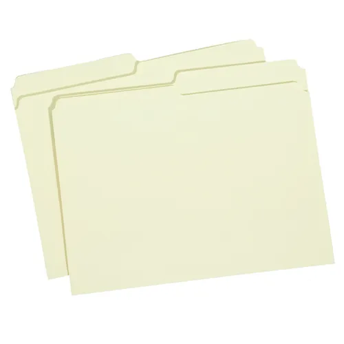 SKILCRAFT Top Tab File Folder - Letter - 8. 50" Width x 11" Length Sheet Size - 1/5 Tab Cut - Top Tab Location - 11 pt. Folder Thickness - Paperboard - Brown Kraft - Recycled Questions & Answers