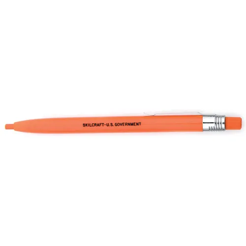 SKILCRAFT China Marker Pencil - Orange Wax - 1Dozen Questions & Answers