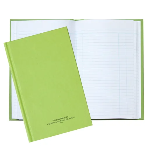 SKILCRAFT Record book 5 x 7-3/4 - 192 Sheet(s) - Sewn Bound - 5. 50" x 8" Sheet Size Questions & Answers