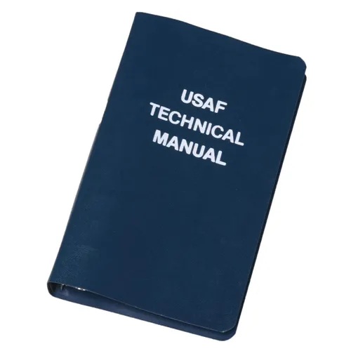 I am looking for Technical binders like the USAF Technical Manual Binder #LCI108684, but with out the writing on th