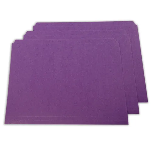 SKILCRAFT Straight Cut Stained File Folders - Letter Size, Purple - Letter - 8. 50" Width x 11" Leng Questions & Answers