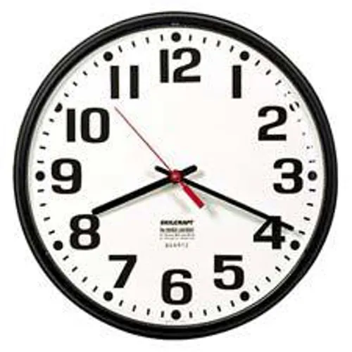 SKILCRAFT Slimline Wall Clock - Analog - Quartz Questions & Answers