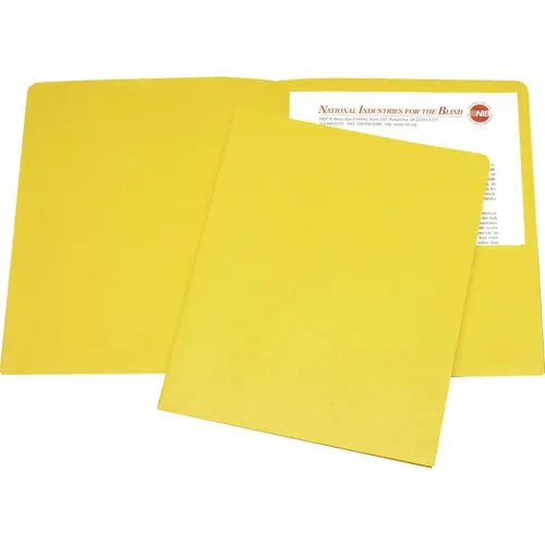 SKILCRAFT Double Pocket Portfolio - Letter - 8 1/2" x 11" Sheet Size - 43/64" Expansion - 2 Pocket(s Questions & Answers