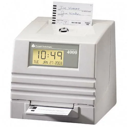 4000 Electronic Totalizing Payroll Recorder, Card Punch/Stamp, 100 Employees, Time, Date Record Time Questions & Answers