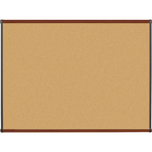 Bulletin Board, 48" Height x 36" Width, Natural Cork Surface, Self-healing, Durable, Mahogany Wood Frame, 1 Each Questions & Answers