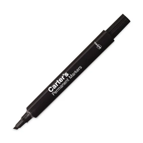 Large Desk Style Permanent Marker, Broad Chisel Tip, Black, Dozen Questions & Answers