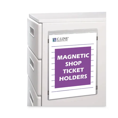 Magnetic Shop Ticket Holders, Super Heavyweight, 15 Sheets, 8.5 x 11, 15/Box Questions & Answers