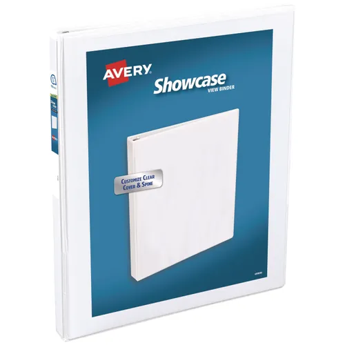 Showcase Economy View Binders with Slant Rings, 3 Rings, 0.5" Capacity, 11 x 8.5, White Questions & Answers