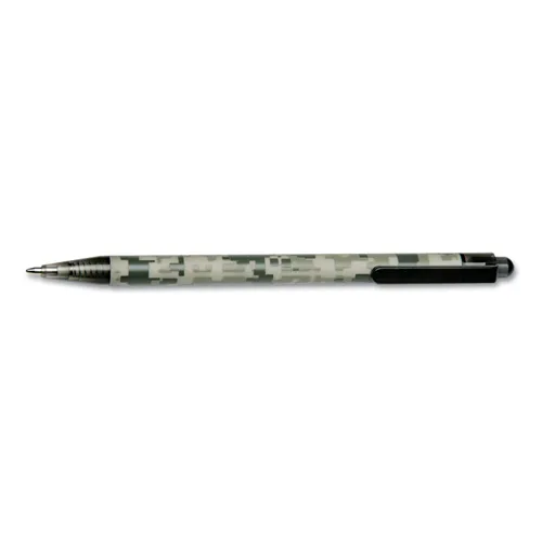 7520014575400, SKILCRAFT ACU-500 Ballpoint Pen, Retractable, Medium 1 mm, Black Ink, Camouflage Barrel, Dozen Questions & Answers