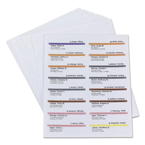 Viewables Hanging Folder Tabs and Labels, Label Pack Refill, 1/3-Cut, Assorted Colors, 3.5" Wide, 160/Pack Questions & Answers