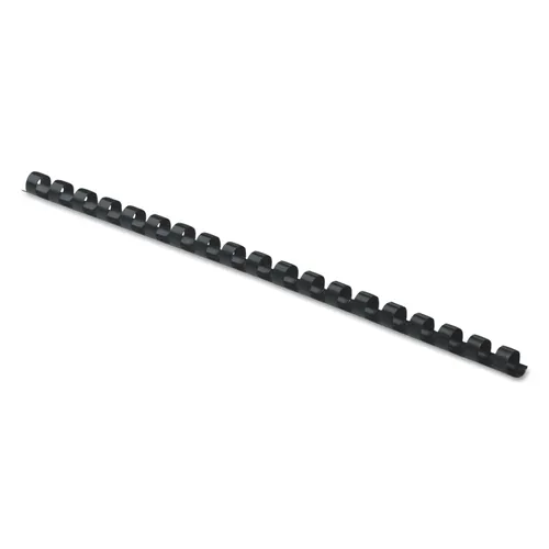 Plastic Comb Bindings, 5/16" Diameter, 40 Sheet Capacity, Black, 100/Pack Questions & Answers