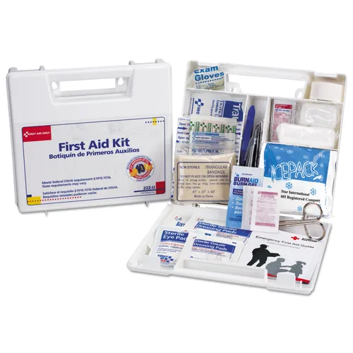 Can you please provide me with a product detail list for the First Aid Only wall mount kit for 10 people?