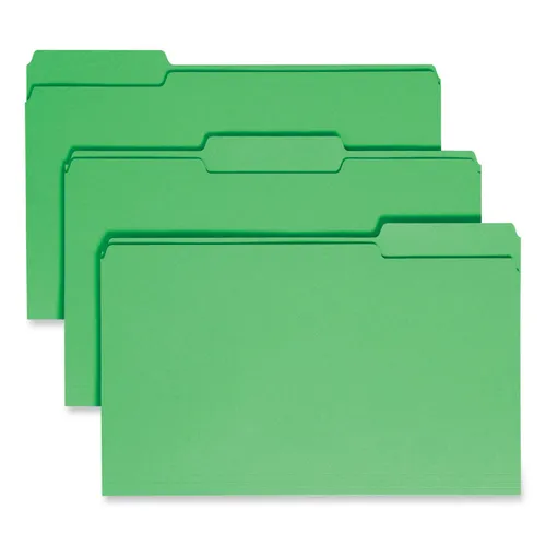 I am searching for good quality GREEN legal size folders.  The ones I found at Staples are getting thinner and thin