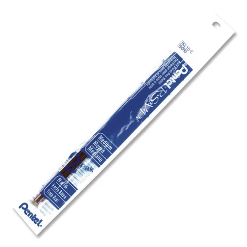 Refill for Pentel R.S.V.P. Ballpoint Pens, Medium 1 mm Conical Tip, Blue Ink, 2/Pack Questions & Answers