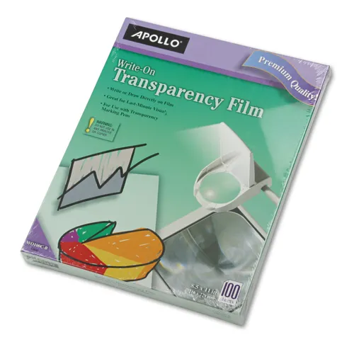 Write-On Transparency Film, 8.5 x 11, 100/Box Questions & Answers