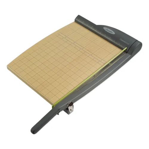 ClassicCut Pro Paper Trimmer, 15 Sheets, 15" Cut Length, Metal/Wood Composite Base, 12 x 15 Questions & Answers