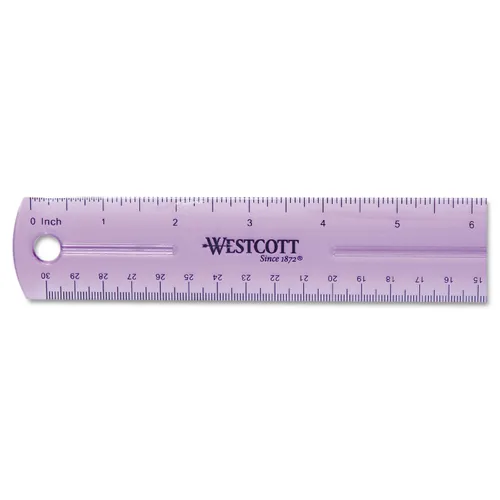 12" Jewel Colored Ruler, Standard/Metric, Plastic Questions & Answers