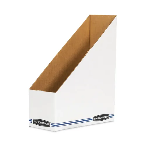 Stor/File Corrugated Magazine File, 4 x 9.25 x 11.75, White, 12/Carton Questions & Answers