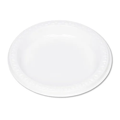 Plastic Dinnerware, Plates, 6" dia, White, 125/Pack Questions & Answers