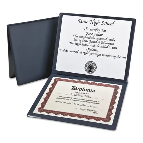 Diploma Cover, 12.5 x 10.5, Navy Questions & Answers