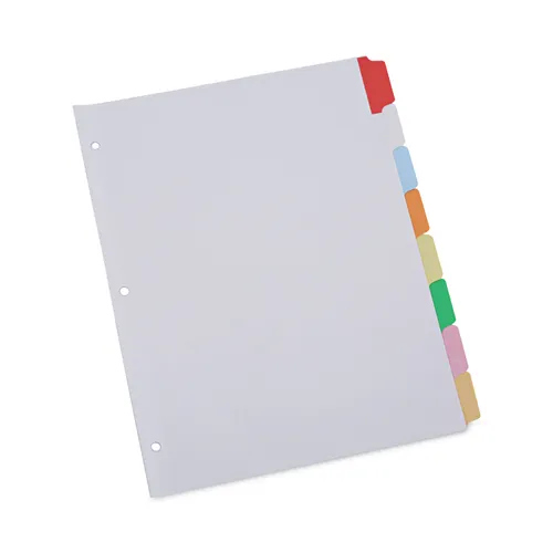 I have solid paper tab dividers in varying colors. do you have this available?