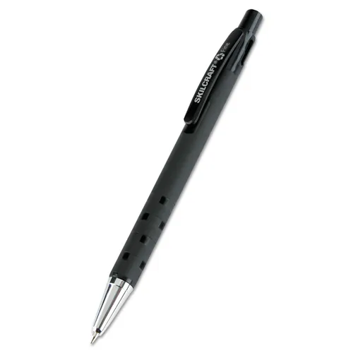 7520013527309, SKILCRAFT Rubberized Ballpoint Pen, Retractable, Fine 0.7 mm, Black Ink, Black Barrel, Dozen Questions & Answers