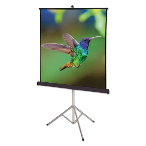 Portable Tripod Projection Screen, 60 x 60, White Matte Finish Questions & Answers