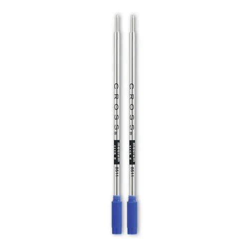 Refills for Cross Ballpoint Pens, Medium Conical Tip, Blue Ink, 2/Pack Questions & Answers