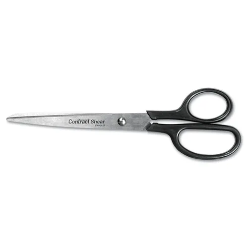 Straight Contract Scissors, 8" Long, 3" Cut Length, Straight Black Handle Questions & Answers