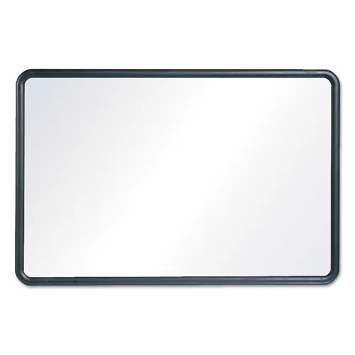 Contour Dry Erase Board, 24 x 18, Melamine White Surface, Black Plastic Frame Questions & Answers