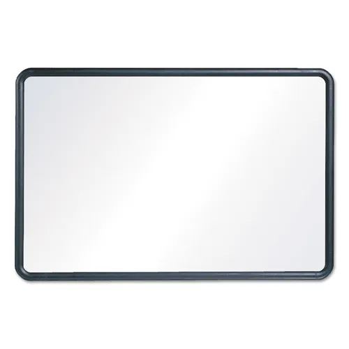 Contour Dry Erase Board, 24" x 18", White Surface, Black Plastic Frame Questions & Answers