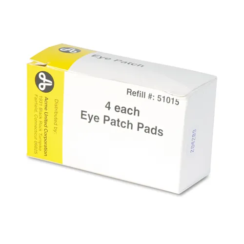 Emergency First Aid Eye Patch, 2" X 3", 4/box Questions & Answers