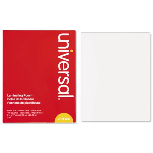 Laminating Pouches, 3 mil, 9" x 11.5", Gloss Clear, 100/Box Questions & Answers