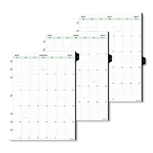 Dated Two-Page-per-Week Organizer Refill, January-December, 11 x 8 1/2, 2020 Questions & Answers