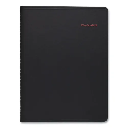 800 Range Weekly/Monthly Appointment Book, 11 x 8.25, Black Cover, 12-Month (Jan to Dec): 2025 Questions & Answers