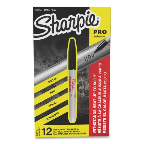 Industrial Permanent Marker, Fine Bullet Tip, Black, Dozen Questions & Answers