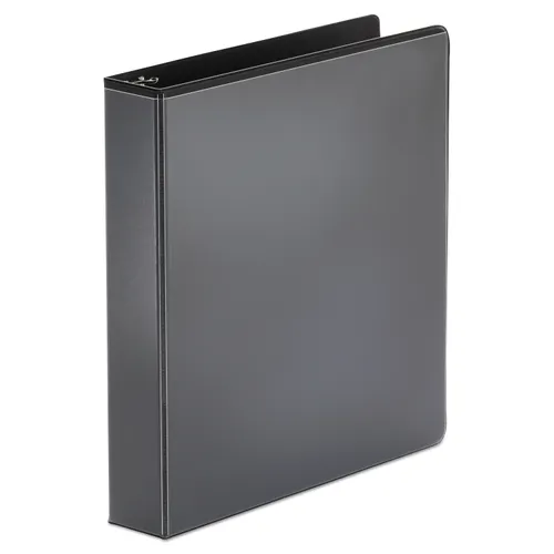 Economy Round Ring View Binder, 3 Rings, 1.5" Capacity, 11 x 8.5, Black Questions & Answers