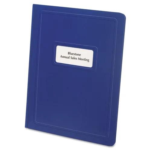 Report Cover, Title Window, 3 Fasteners, Letter, Royal Blue, 25/Box Questions & Answers