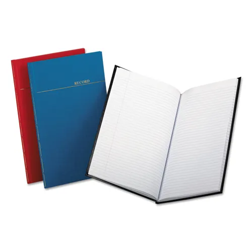 Vinyl Cover Record Book, Randomly Assorted Cover Colors, 11.75 x 7.25 Sheets, 150 Sheets/Book Questions & Answers