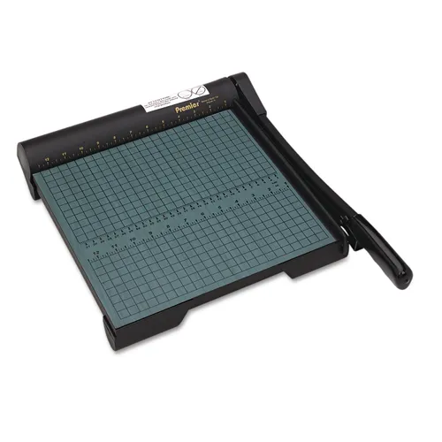 The Original Green Paper Trimmer, 20 Sheets, 12" Cut Length, Wood Base, 12.5 x 12 Questions & Answers