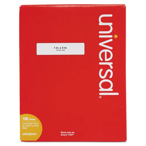 Where can I find a template to print item number UNV80104?