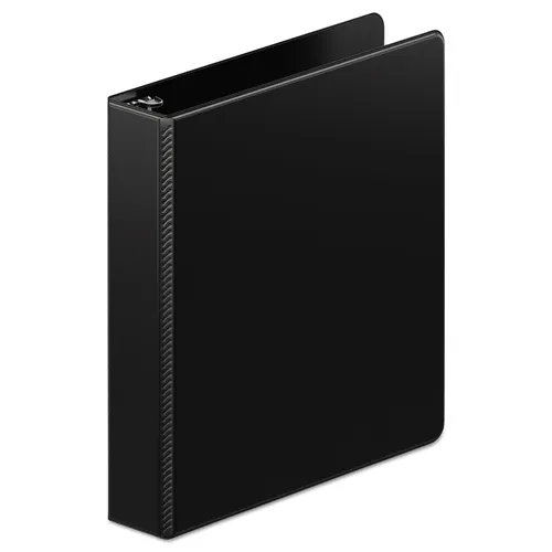 Heavy-Duty D-Ring Binder with Extra-Durable Hinge, 3 Rings, 1.5" Capacity, 11 x 8.5, Black Questions & Answers