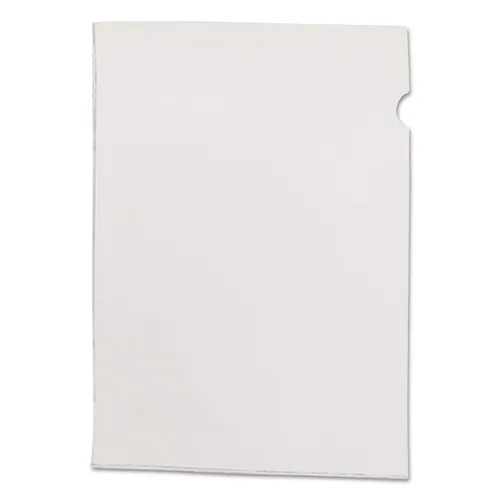 See-In File Jackets, Letter Size, Clear, 50/Box Questions & Answers