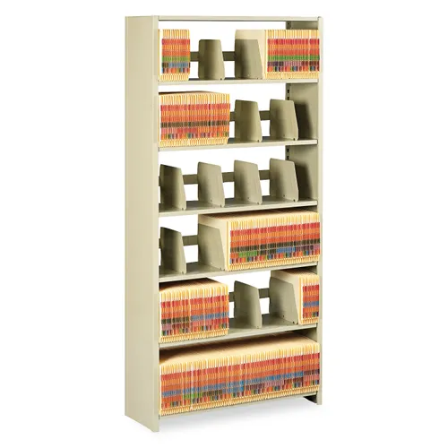 Snap-Together Steel Six-Shelf Closed Starter Set, 36w x 12d x 76h, Sand Questions & Answers