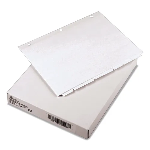 Write and Erase Plain-Tab Paper Dividers, 8-Tab, 11 x 8.5, White, 24 Sets Questions & Answers