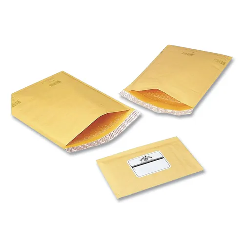 Ecolite Bubble Mailers, #4, Duraliner Bubble Cushion, Self-Adhesive Closure, 9.5 x 14.5, Gold, 100/Carton Questions & Answers