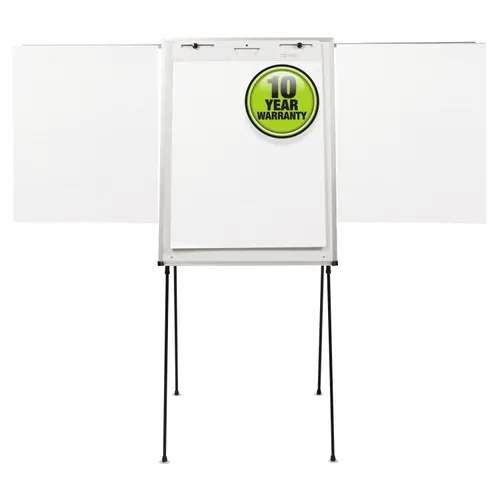 Dry Erase Steel Easel, 29 x 40, Melamine White Surface, Aluminum Frame Questions & Answers